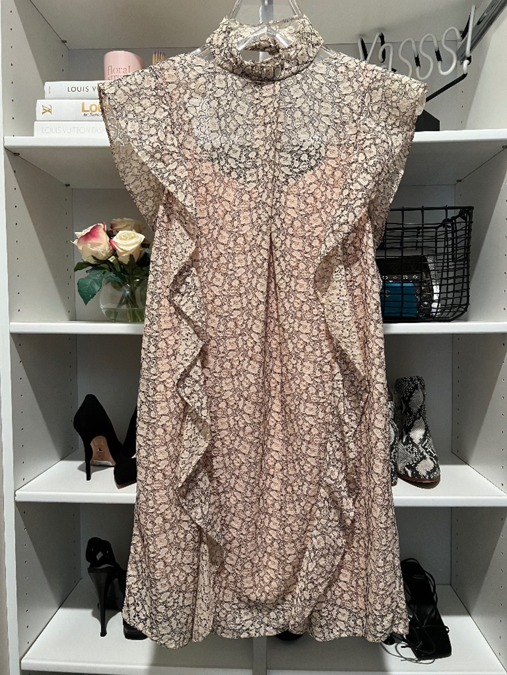 Marissa Webb - Alaina Lace Dress - Nude - Size M